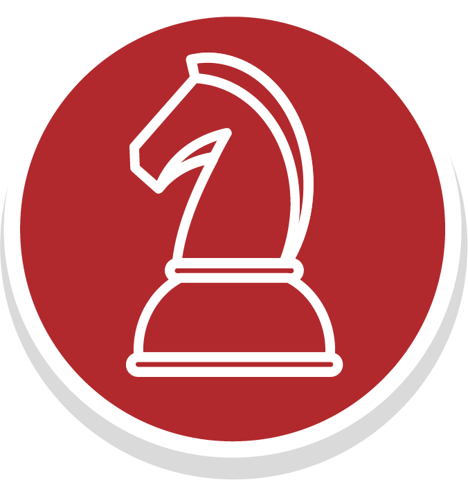 strategy icon red circle