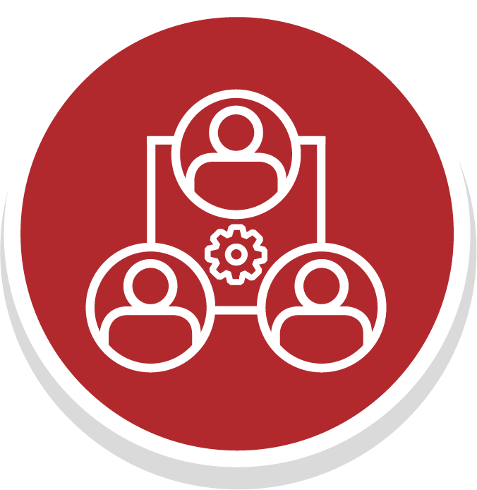 tactical planning icon red circle